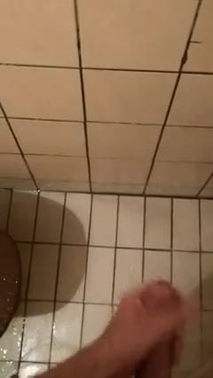 Bulgarian handjob with a lot of cum  at the bathroom