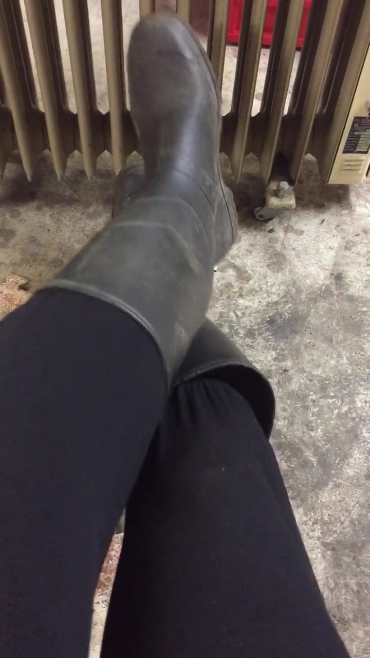 Take off my boots after 15 hours of work