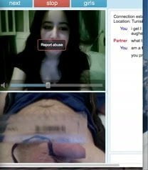 hot young girl laughing at little cock omegle