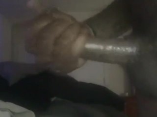 Huge dick tranny stroking for webcam fans