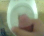 My cum in toilet