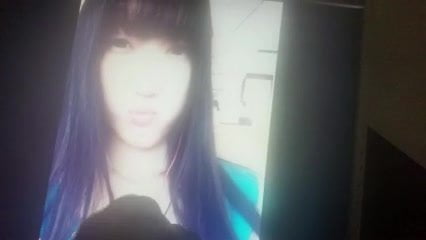 Very beautiful asian girl , with big lips make dick cum part 1