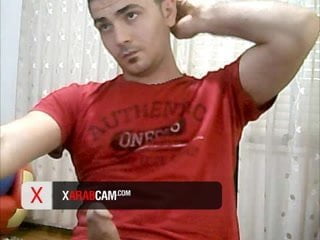 Arab man gets his cock ready for a gay hole - Arab Gay