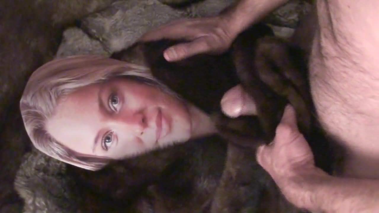 Playing with Zara Larsson in fur