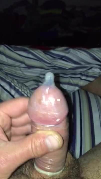  Masturbating With a condom on 