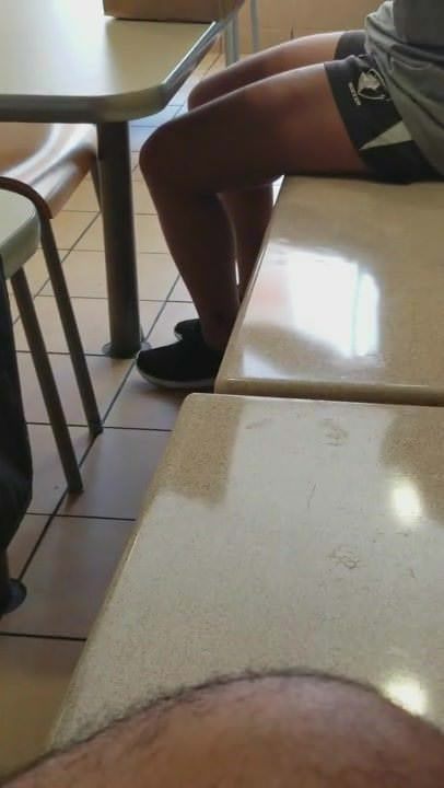 Fit chick at McDonald's