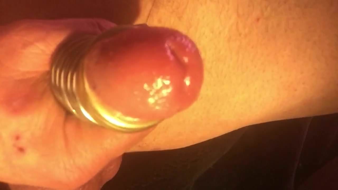 Cock rings inside a penis pump, cool!