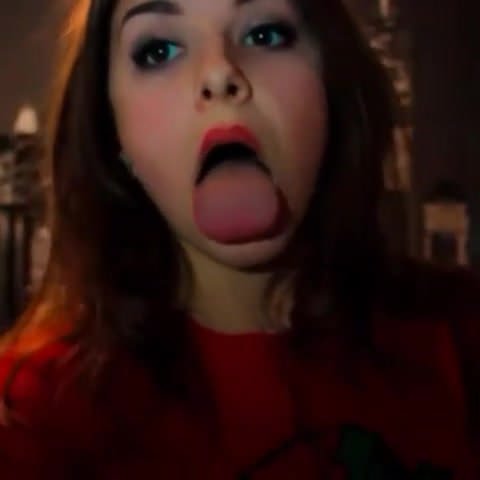 Gorgeous tongue girl 2