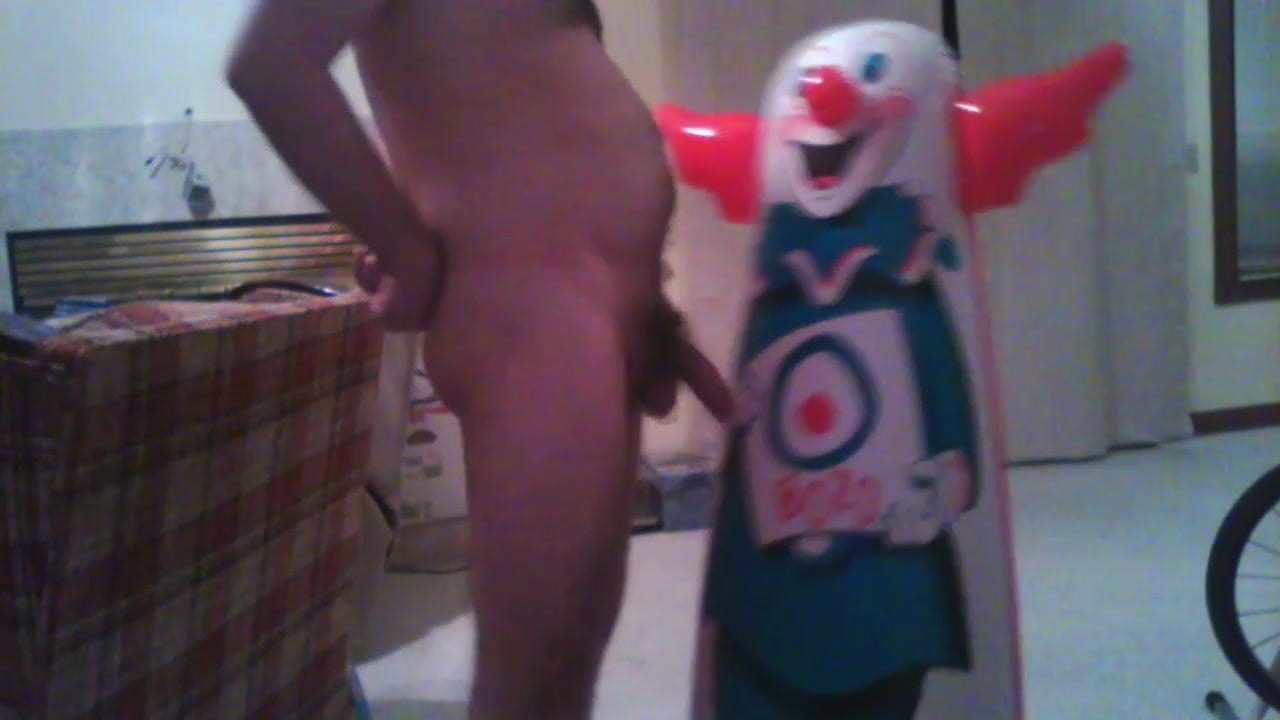 Inflatable Bozo Loves Cock 