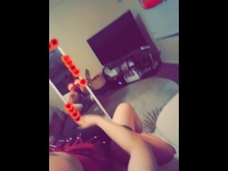 Mommy getting dicked on snapchat