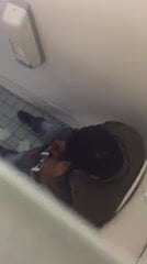Caught Another Brother Jerking Off In Men's Room Stall