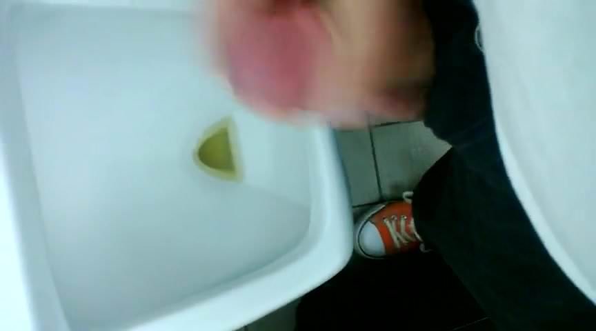 Jerking of in school toilet