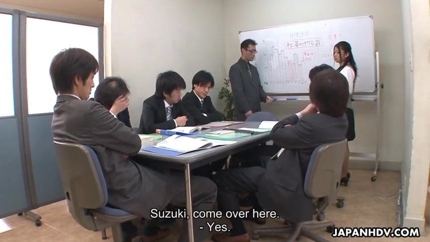 Suzuki getting fucked during the presentation