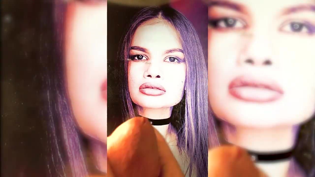 Hot lips - sexy girl in collar cum tribute 2