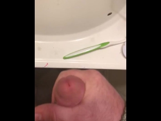 Pre shower masturbation