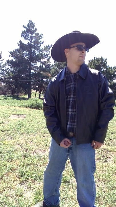 leather cowboy jacking