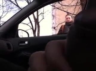 Rus Public Masturb CAR Flash:)) Watching GIRL 57 - NV