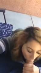 She loves sucking on thick juicy cock