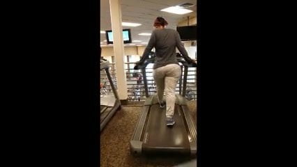 Big ol treadmill booty 