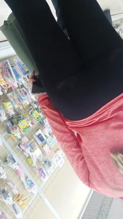 College yoga ass at thrift store