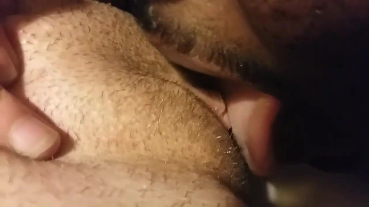 Eating this sexy bitch white delicious pussy