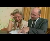 Russian student girl with private teacher .