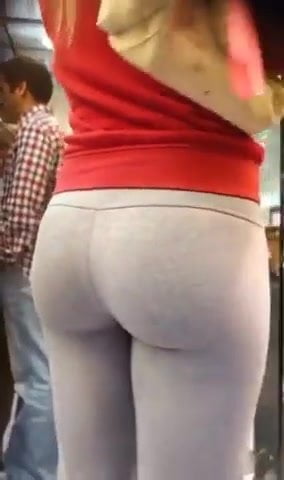 ass gray leggings