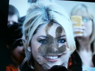 holly willoughby cum faced