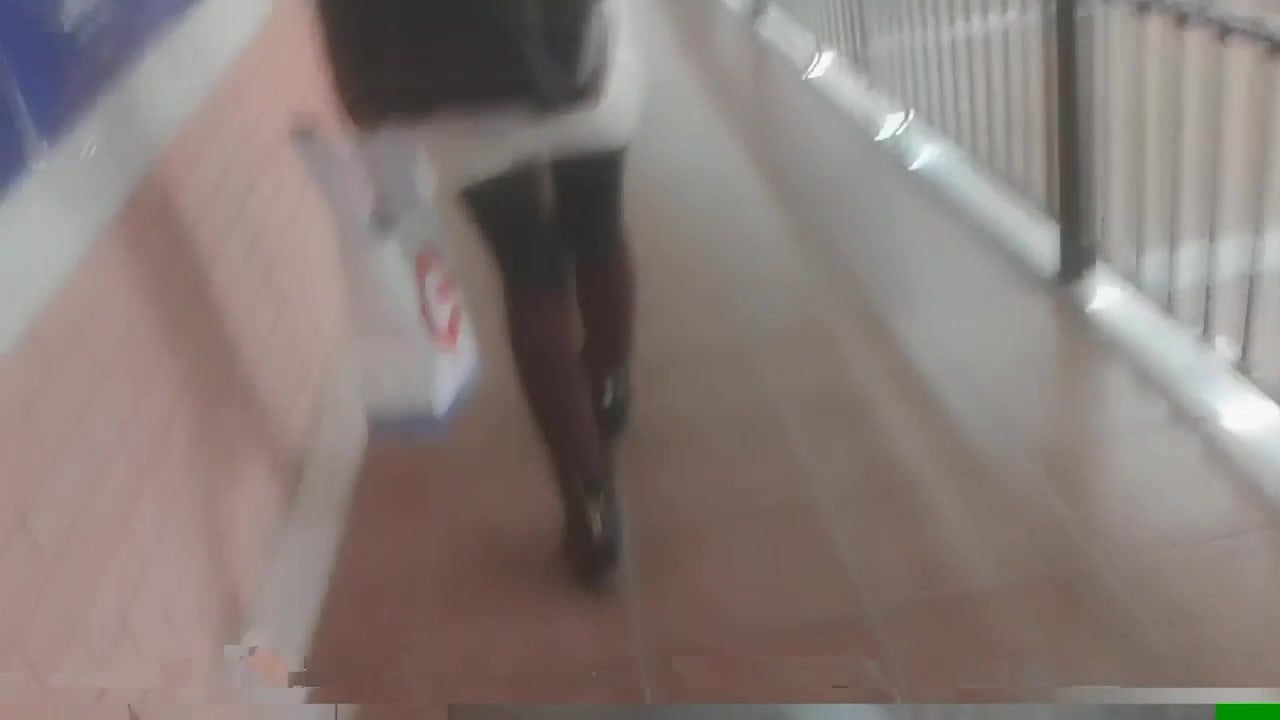 sexy greek student with mini skirt nylons and sexy socks