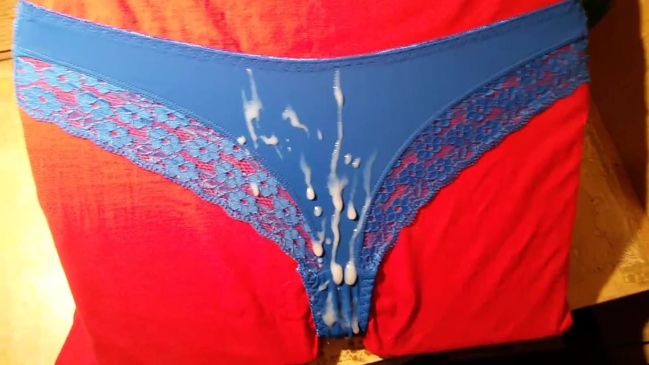 Cum on wifes panties 13