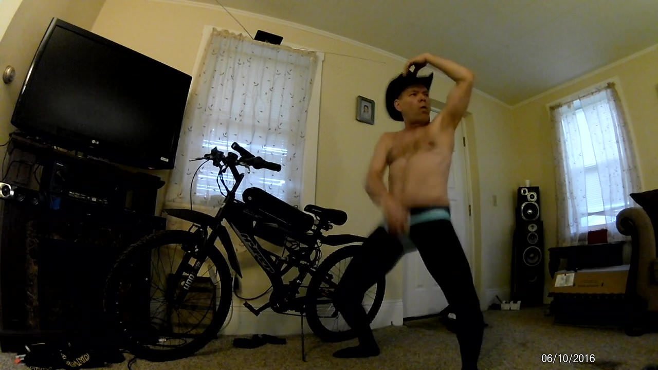 mike muters is, Cowboy Mike in, e-bike pose Cam 1