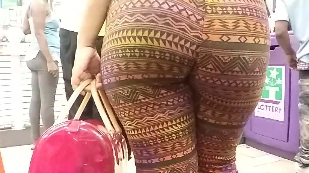 Fat ass teen can't stop moving slow motion