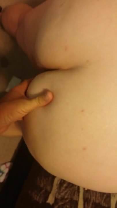 Amateur couple trying anal sex