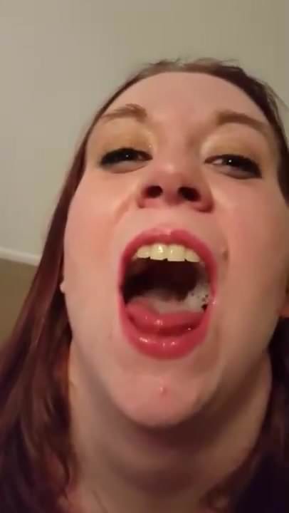 Wife swallows that big BBC cum load after playing with it