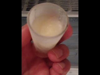 My frozen cum to drink would You like to watch?