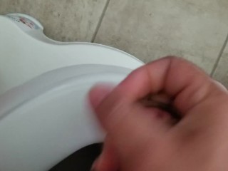 I just LOVE jerking off in the bathroom