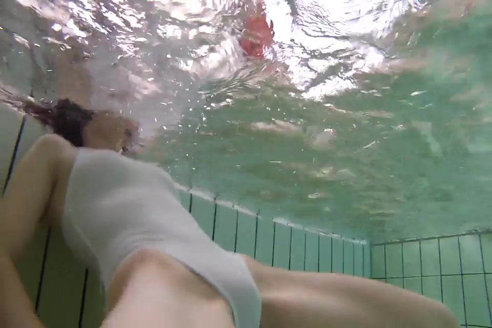 Underwater swimsuit candid