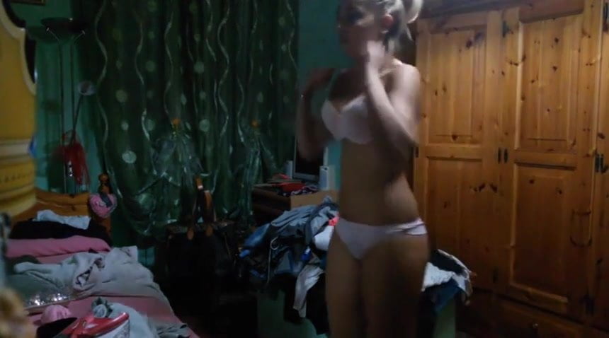 Spy Video - Superb teen blonde topless