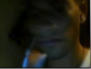 Straight guys feet on webcam #406