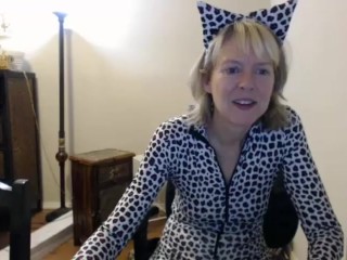 Jamie Foster Webcam Catsuit