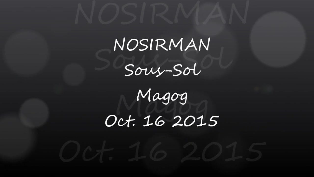 Sous-Sol Magog Oct. 16 2015
