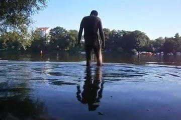 Nude at the river
