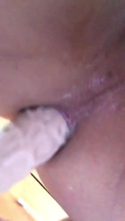 Closeup dildo fuck