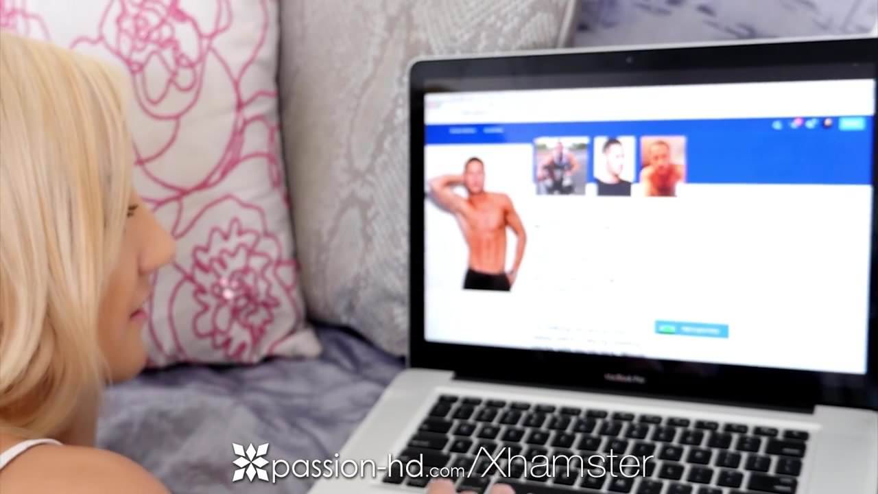 PASSION-HD Jade Amber fucks online hunk for st patricks day