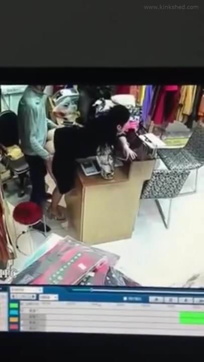 CCTV Chinese boss fucking employee