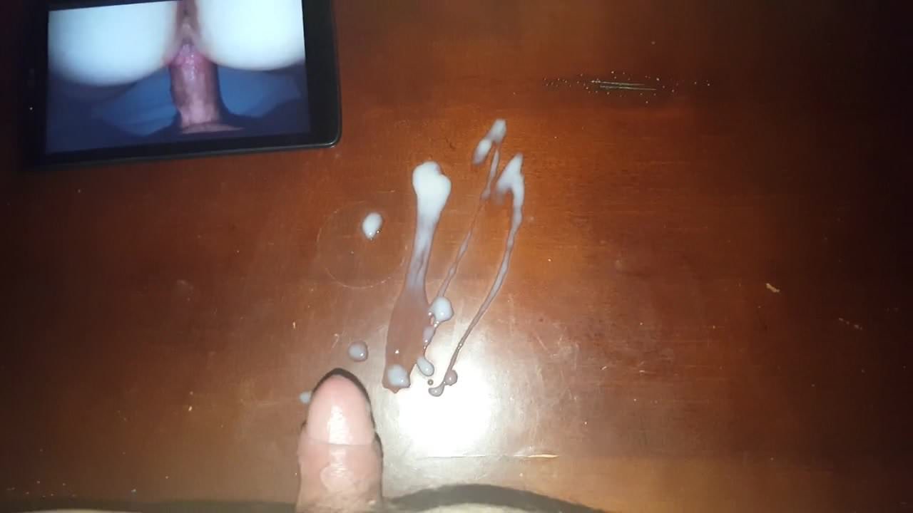 Petite blonde dildoing her ass on webcam