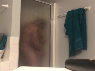 Husband fucks wife in shower
