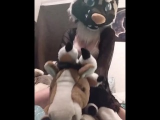 Plushie Play with my Horse and Leopard