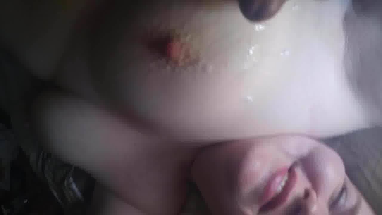 Cumming on friend's boob