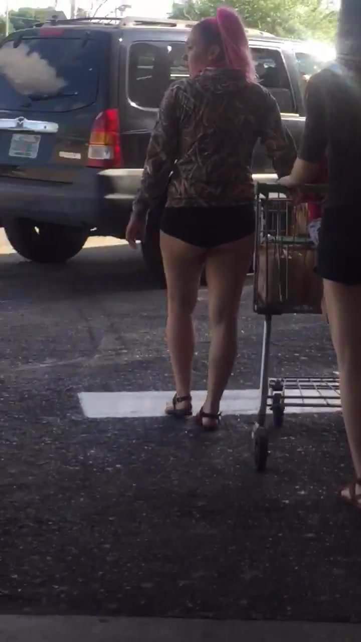 Slut in short shorts
